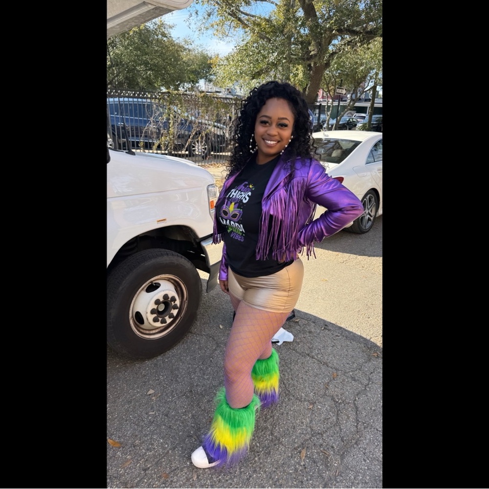 Purple Fringe Jacket